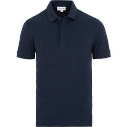 Lacoste Regular Fit Tonal Crocodile Polo Shirt - Navy Blue