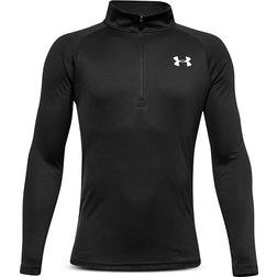 Under Armour Boy's Tech 2.0 Half Zip - Black/White (1355589-001)