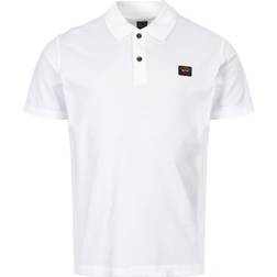 Paul & Shark Iconic Badge Polo Shirt - White