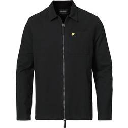 Lyle & Scott Twill Overshirt - Jet Black