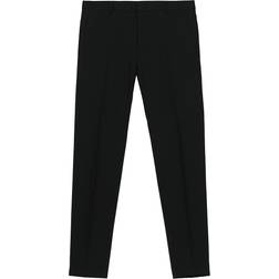 Calvin Klein Slim Wool Stretch Suit Trousers - Perfect Black