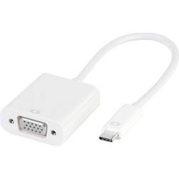 Vivanco USB C-VGA M-F 0.2m