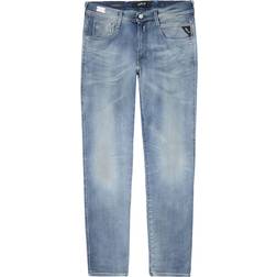 Replay Slim Fit Hyperflex Bio Anbass Jeans - Medium Blue