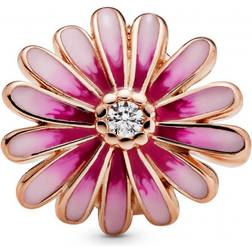 Pandora Daisy Flower Charm - Rose Gold/Multi