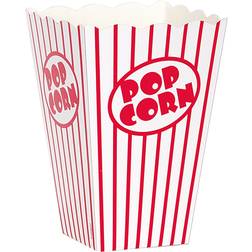 Unique Party Popcorn Box White 10-pack