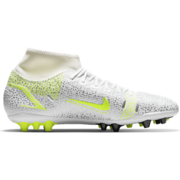 Nike Mercurial Superfly 8 Academy AG M - White/Metallic Silver/Volt/Black