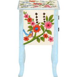 vidaXL Solid Mango Wood Bedside Table 30x40cm