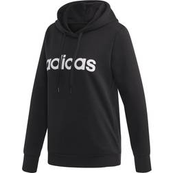 Adidas Essentials Linear Pullover Hoodie - Black/White