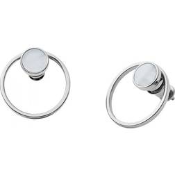 Skagen Agnethe Earrings - Silver/Mother Of Pearl