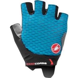 Castelli Rosso Corsa Cycling Gloves Women - Marine Blue