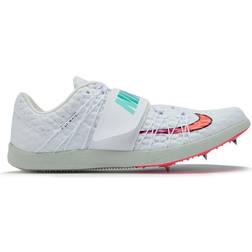 Nike Triple Jump Elite Track Spikes - White/Black/Hyper Jade/Flash Crimson