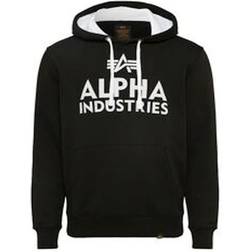 Alpha Industries Foam Print Hoodie- Black/White
