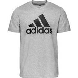 adidas Essentials Big Logo T-Shirt - Medium Grey Heather/Black