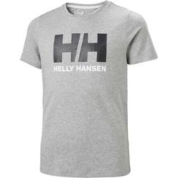 Helly Hansen Jr Logo HH T-shirt - Grey Melange (41709-949)