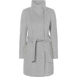 Vero Moda Wool Jacket - Grey/Light Grey Melange