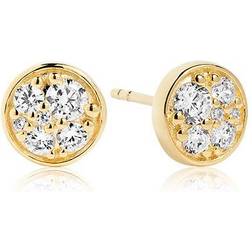 Sif Jakobs Novara Piccolo Earrings - Gold/Transparent