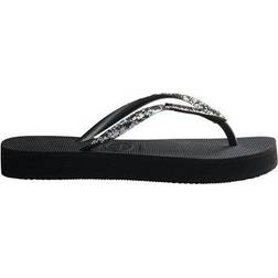 Havaianas Slim Flatform Glitter - Black