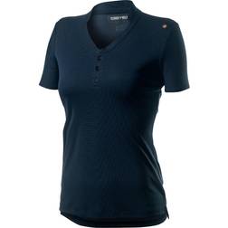 Castelli Tech Polo Shirt Women - Dark Infinity Blue