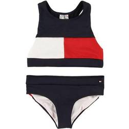 Tommy Hilfiger Crop Top Bikini Set - Desert Sky (UG0UG00489)