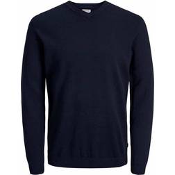 Jack & Jones V-Neck Knitted Sweater - Blue/Navy Blazer