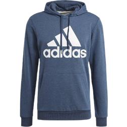 Adidas Essentials Big Logo Hoodie - Crew Navy Mel/White