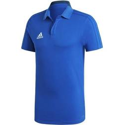 Adidas Condivo 18 Cotton Polo Shirt Men - Bold Blue/Dark Blue/White