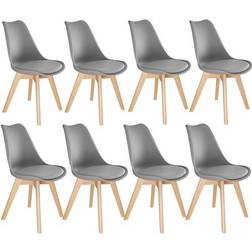 tectake Friederike 8-pack Kitchen Chair 82.5cm 8pcs