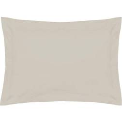 Belledorm Oxford Pillow Case Beige (76x51cm)