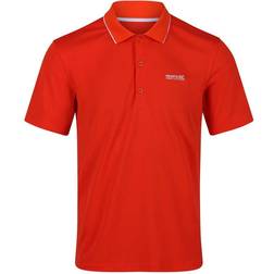 Regatta Maverick V Active Polo Shirt - Burnt Salmon