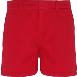 ASQUITH & FOX Women's Classic Fit Shorts - Cherry Red