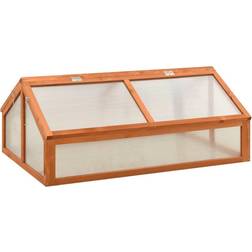 vidaXL Greenhouse 120x80x50cm Wood Polycarbonate