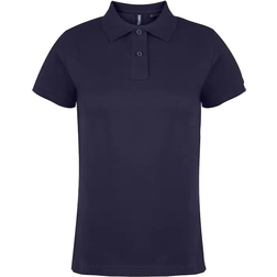 ASQUITH & FOX Women’s Classic Fit Polo Shirt - Navy Blue