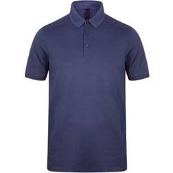 Henbury Stretch Microfine Pique Polo Shirt - Navy