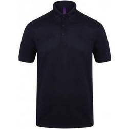 Henbury Stretch Microfine Pique Polo Shirt - Oxford Navy