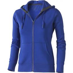 Elevate Ladies Arora Hooded Full Zip Sweater - Blue