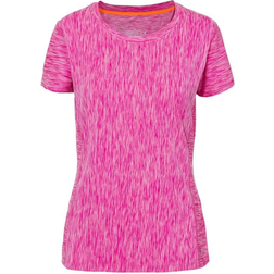 Trespass Daffney Women's Quick Dry Active T-shirt - Pink Glow Marl