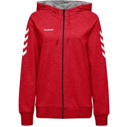 Hummel Go Cotton Zip Hoodie Women - True Red