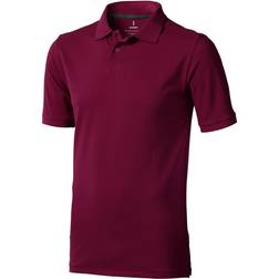 Elevate Calgary Short Sleeve Polo Shirt - Burgundy