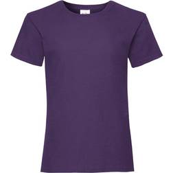 Fruit of the Loom Girl's Valueweight T-shirt 5-pack - Purple