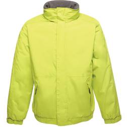 Regatta Dover Fleece Lined Waterproof Insulated Bomber Jacket - Key Lime/Seal Grey