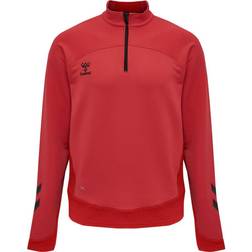 Hummel Hmllead Half Zip Sweatshirt - True Red