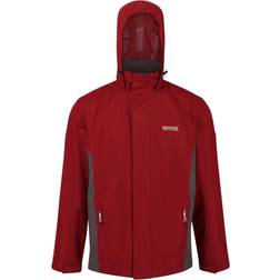 Regatta Matt Lightweight Waterproof Jacket - Delhi Red/Magnet Grey