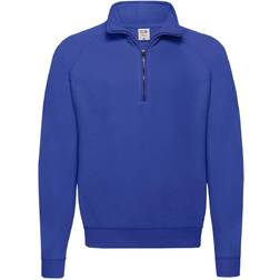 Fruit of the Loom Zip Neck Sweatshirt - Royal