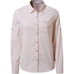 Craghoppers NosiLife Gisele Long Sleeved Shirt - Corsage Pink Print