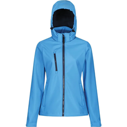 Regatta Women's Venturer 3-Layer Printable Hooded Softshell Jacket - French Blue/Navy