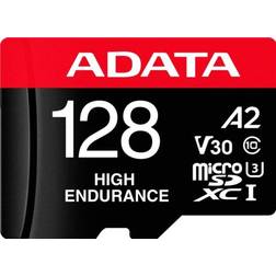 Adata High Endurance microSDXC Class 10 UHS-I U3 V30 A2 100/80MB/s 128GB +SD adapter