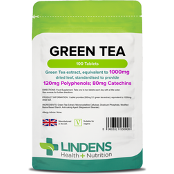 Lindens Green Tea 1000mg 100 pcs