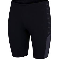 Speedo Boom Logo Splice Jammer Shorts - Black/Grey