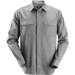 Snickers Workwear Service Long Sleeve Shirt - Grey Mel