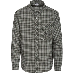 Trespass Snyper Check Shirt - Green Check